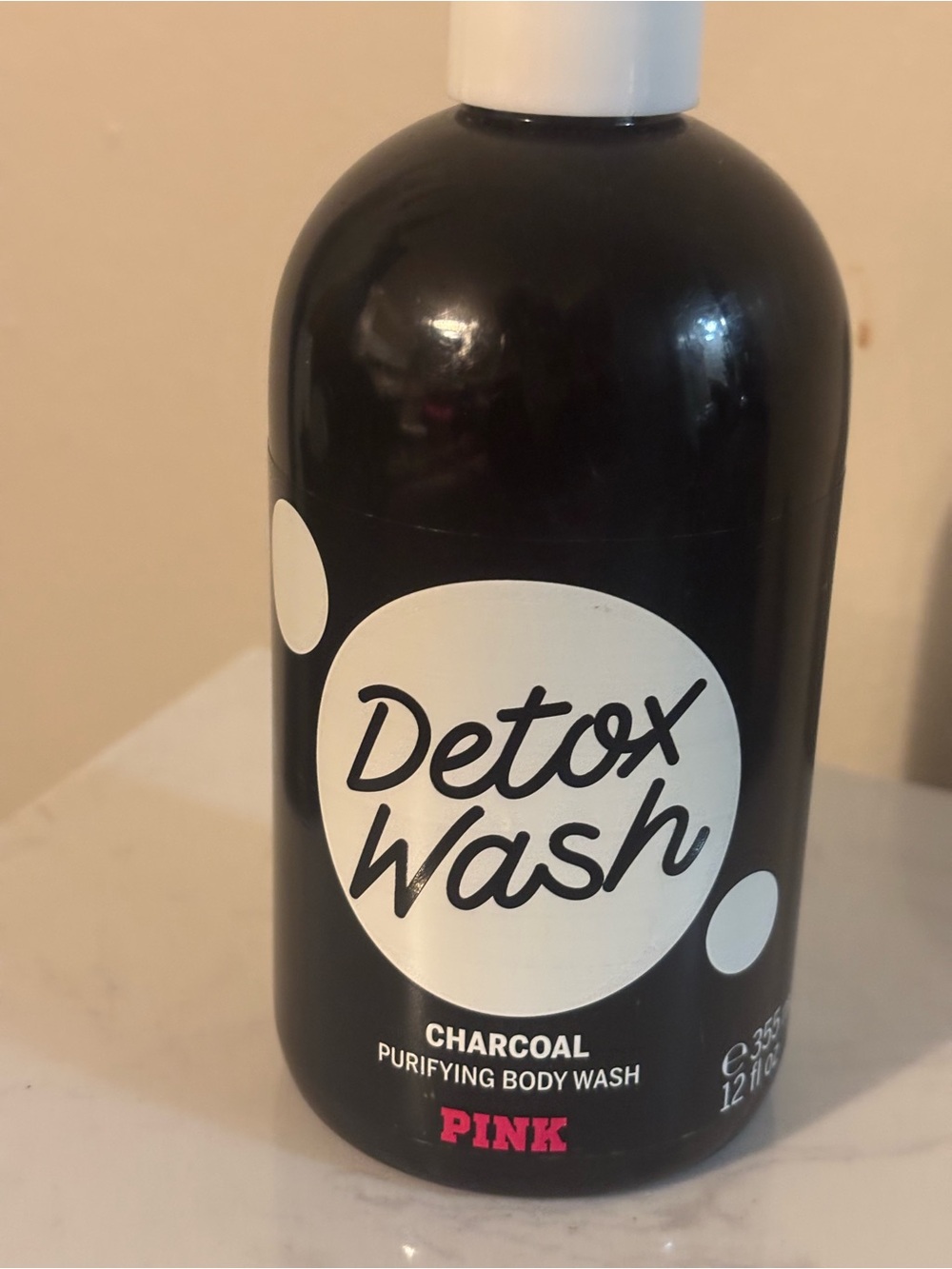 NWT Victoria’s Secret PINK Charcoal Purifying Detox Body Wash 12 oz – Rare! 🖤✨